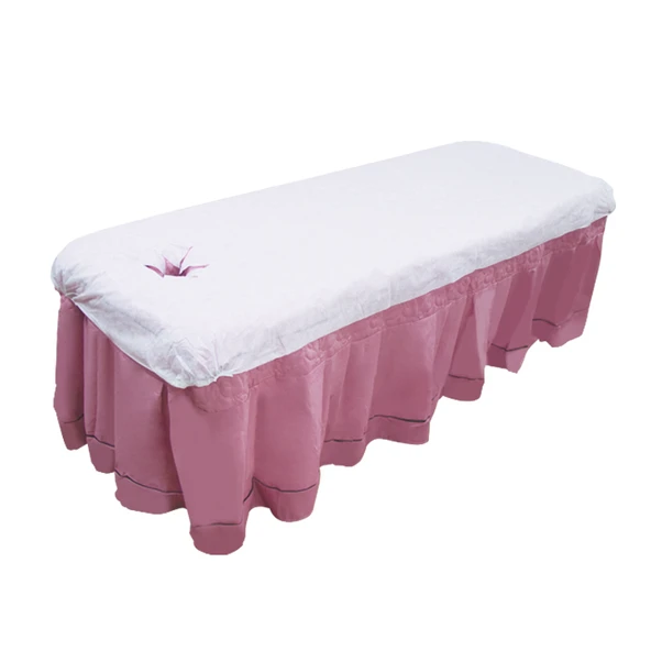 Tek Kullanımlık Masaj Yatağı Örtüsü - 85-90x190cm Yatak, Su Geçirmez Yağa Dayanıklı Açıklıklı (20 Adet) - 6