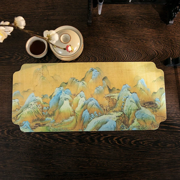 Çin Tarzı Emici Çay Matı - Jiangshan-Qunyue-2 27x60cm