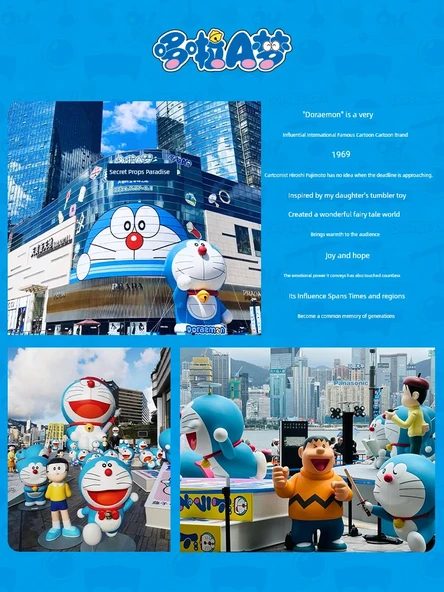 Baloncuklu Doraemon Kaymaz Banyo Paspası (Model 2) - 40x70cm - 6