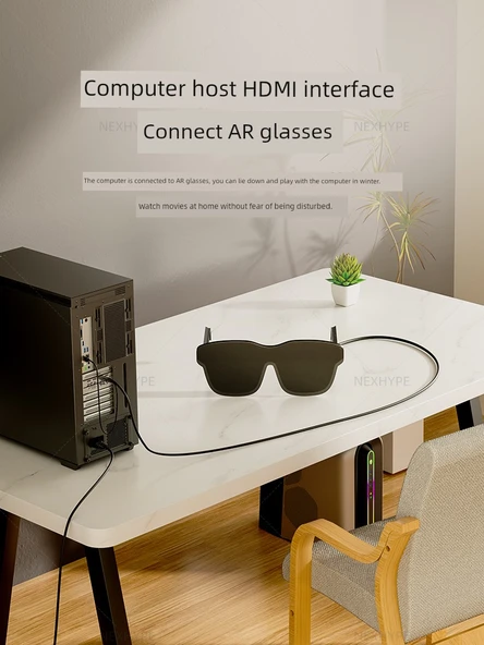 Micro HDMI - Type-C Bilgisayar AR Gözlük Kablosu - 3