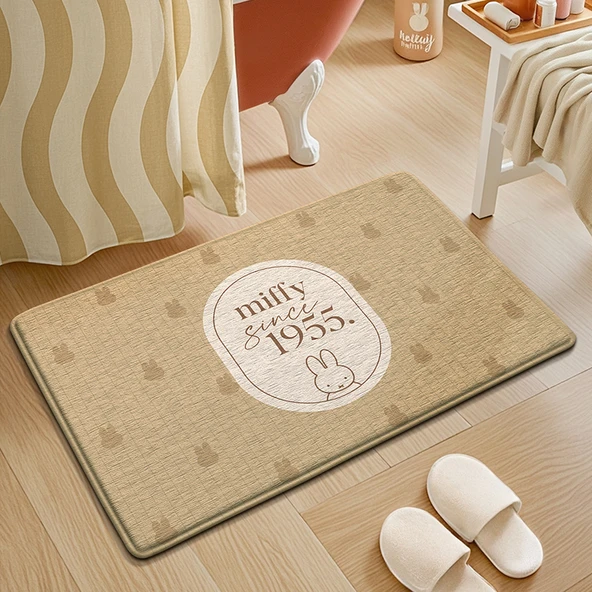 Miffy Desenli Banyo Paspası - 50x80 cm - Miffy Anıları