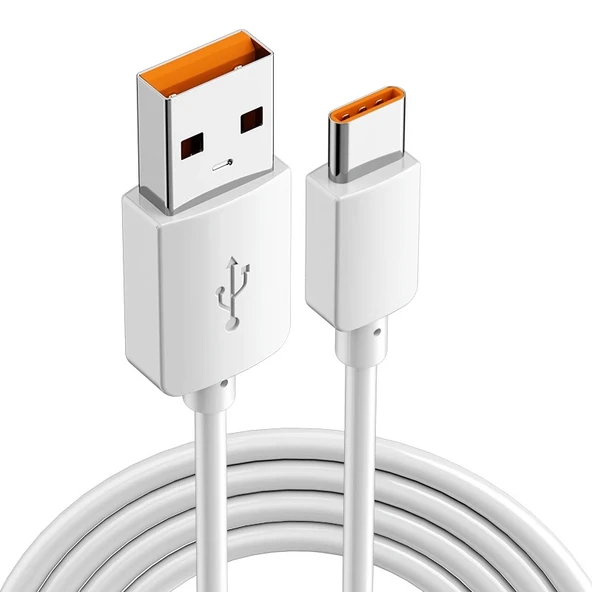USB Type-C Şarj ve Data Kablosu - 3 Metre - USB-TypeC Beyaz