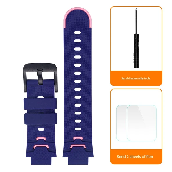 Little Genius Z5A/Z2/Z5 Akıllı Saat Kordonu - Z5 Pembe Kordon - 2 HD Film ve Sökme Aletleri
