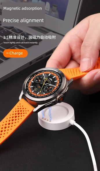 Xiaomi Watch S4 Sport Siyah Manyetik Şarj Aleti + Şarj Başlığı - 11