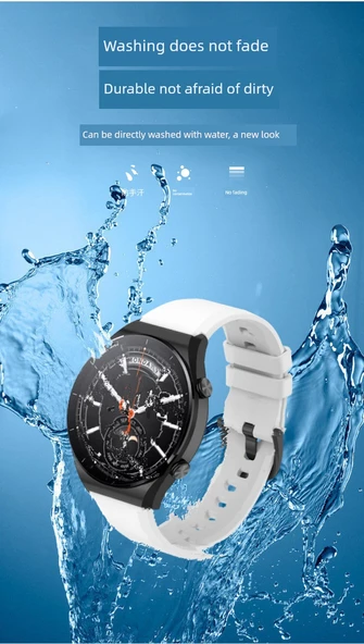 Xiaomi Watch S1 Uyumlu Silikon Kordon - Safir Mavisi - 11