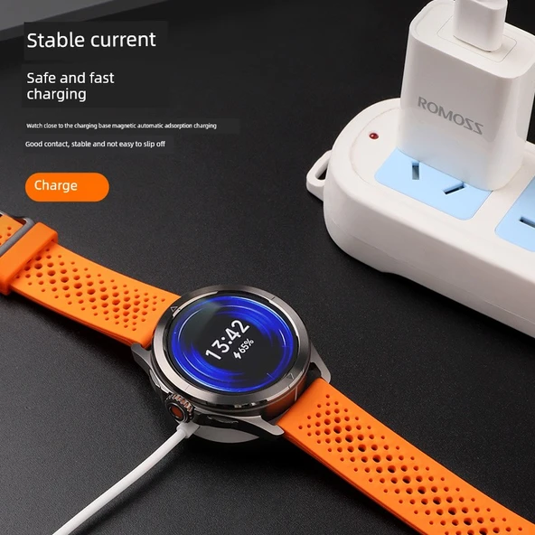 Xiaomi Watch S4 Sport Siyah Manyetik Şarj Aleti + Şarj Başlığı - 3