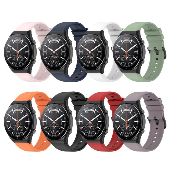 Xiaomi Watch S1 Uyumlu Silikon Kordon - Safir Mavisi - 6
