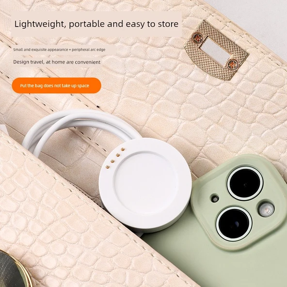 Xiaomi Watch S4 Sport Siyah Manyetik Şarj Aleti + Şarj Başlığı - 5
