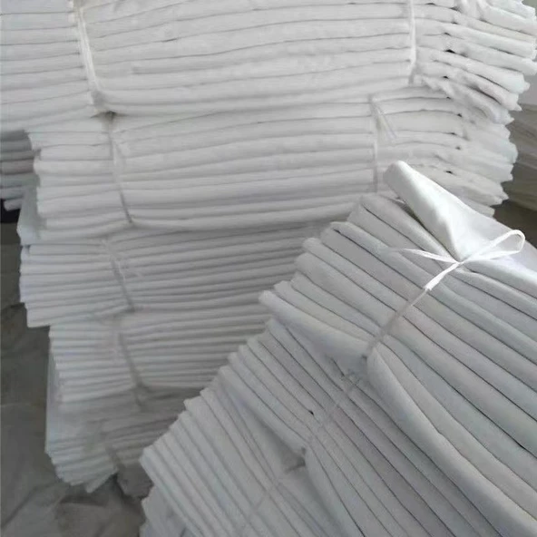 Beyaz Şeritli Polyester Saten Yastık Kılıfı - 48cm x 74cm - 4