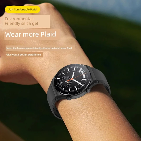 Xiaomi Watch S1 Uyumlu Silikon Kordon - Safir Mavisi - 5