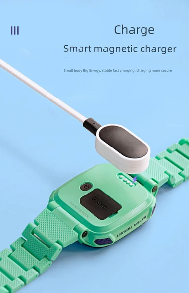 Little Genius Z6/Z5PRO Akıllı Saat Şarj Kablosu ve Şarj Başlığı - 11