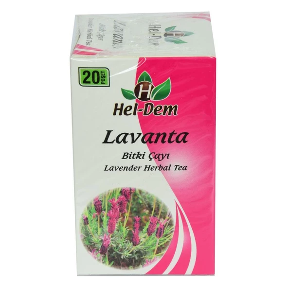 Hel-Dem Doğal Saf Lavanta Bitki Çayı Süzen Poşet 2Gr x 20li 40Gr - 2