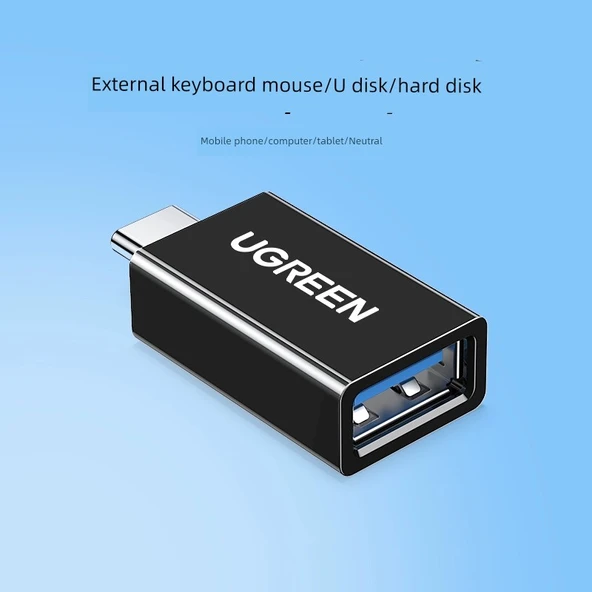 Type-C USB 3.0 OTG Adaptör - Siyah 3.0 Adaptör