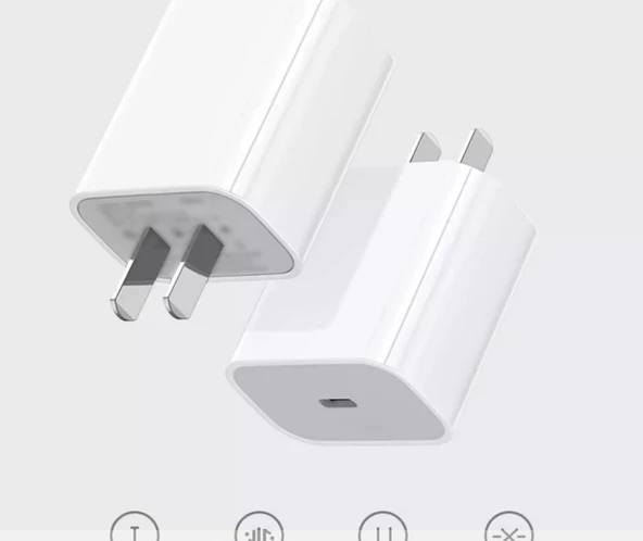 iPad Air 5/4 30W USB-C Hızlı Şarj Aleti - 1 Metre Kablolu - 10