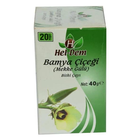 Hel-Dem Bamya Çiçeği Mekke Gülü Bitki Çayı Süzen Poşet 2G x 20Ad - 2