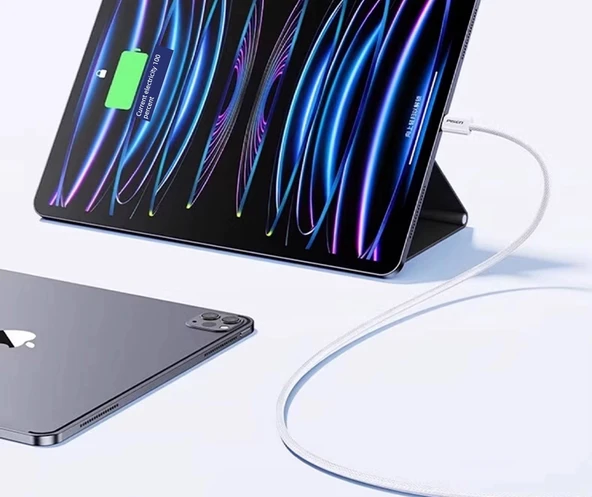 iPad Air 5/4 30W USB-C Hızlı Şarj Aleti - 1 Metre Kablolu - 8