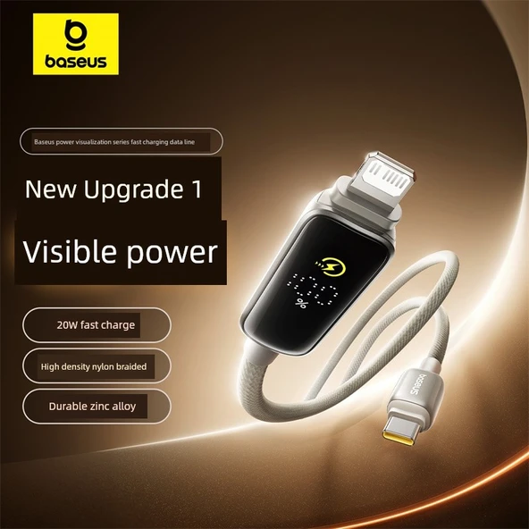 2'li Star Titanyum 1m USB Hızlı Şarj Dijital Ekranlı Kablo - 2