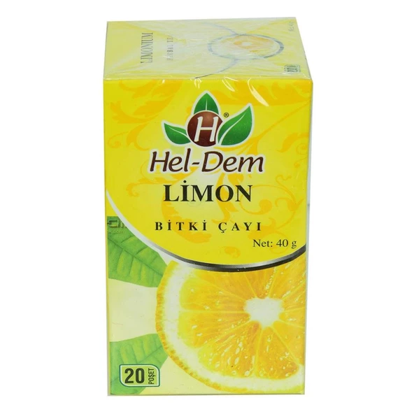 Hel-Dem Doğal Saf Limon Bitki Çayı 2Gr x 20 Süzen Poşet 40 Gr - 2