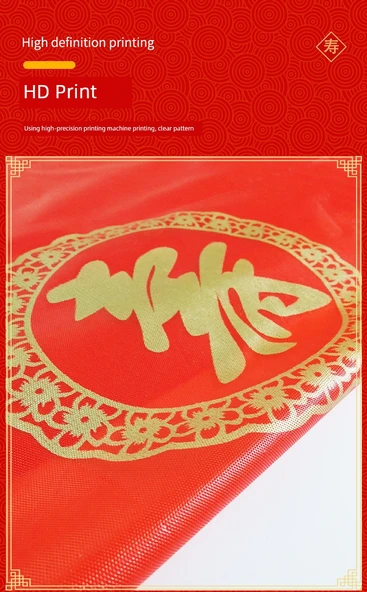 Doğum Günü Ziyafeti Tek Kullanımlık Masa Örtüsü - Kırmızı Yuvarlak Masa - [Kalite Yükseltme Kalın] 2.2m Kırmızı Kafes 10'lu - Resim 11