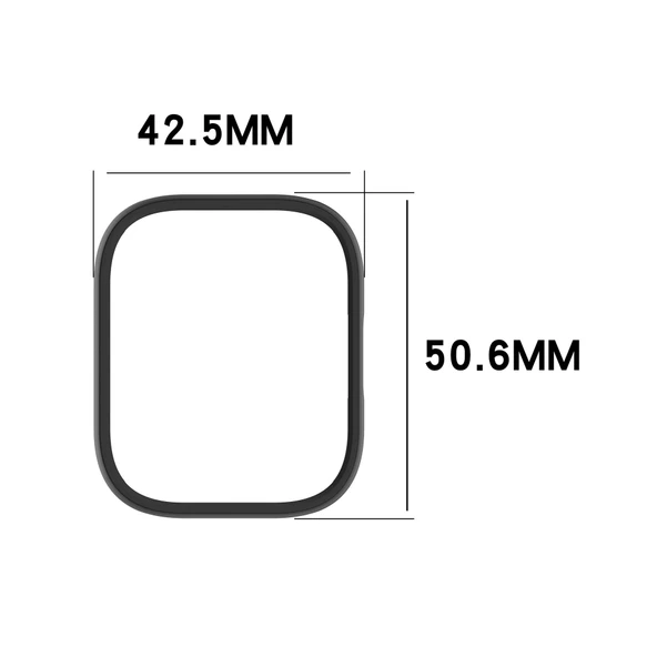 Redmi Watch 5 Lite Koruyucu Kılıf - Gece Mavisi - Kesik Tasarım - 11