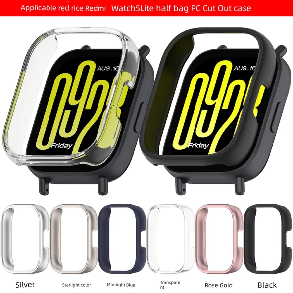 Redmi Watch 5 Active Koruyucu Kılıf - Şeffaf - Kesik Tasarım - 8