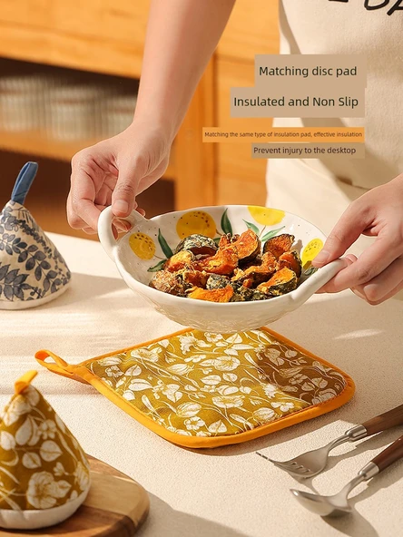 Üç Parça Mutfak Seti - Mavi - Resim 3