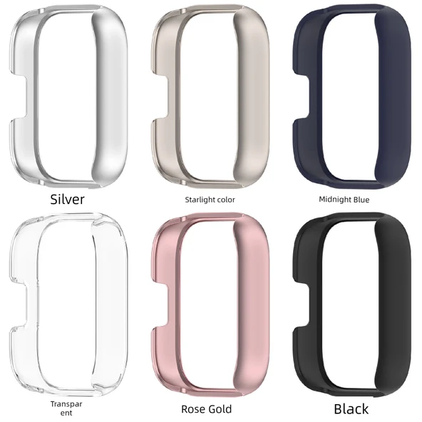 Redmi Watch 5 Active Koruyucu Kılıf - Şeffaf - Kesik Tasarım - 5