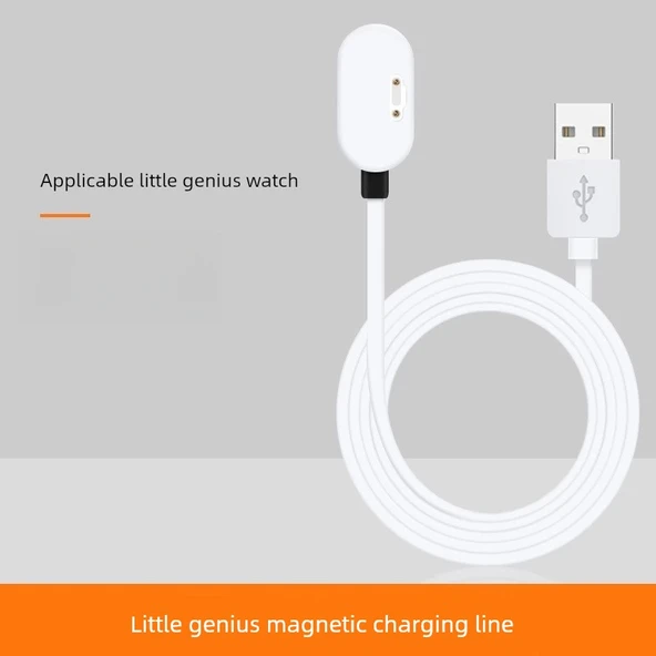 Little Genius D3 Akıllı Saat Şarj Kablosu - Beyaz
