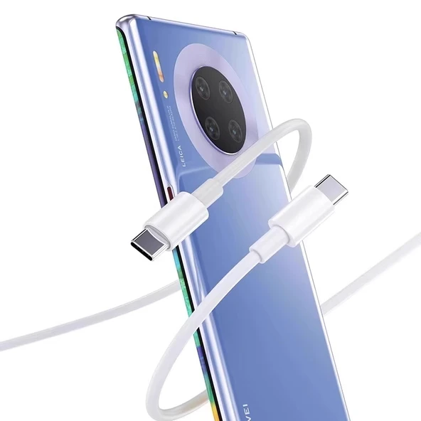 Type-C Data Kablosu - 2.0 Metre - PD100W Hızlı Şarj - İki Adet - 2