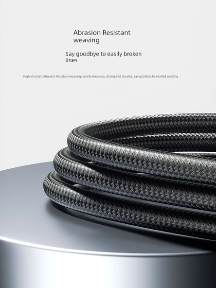 3m Akıllı Siyah Type-C Şarj Kablosu - 2