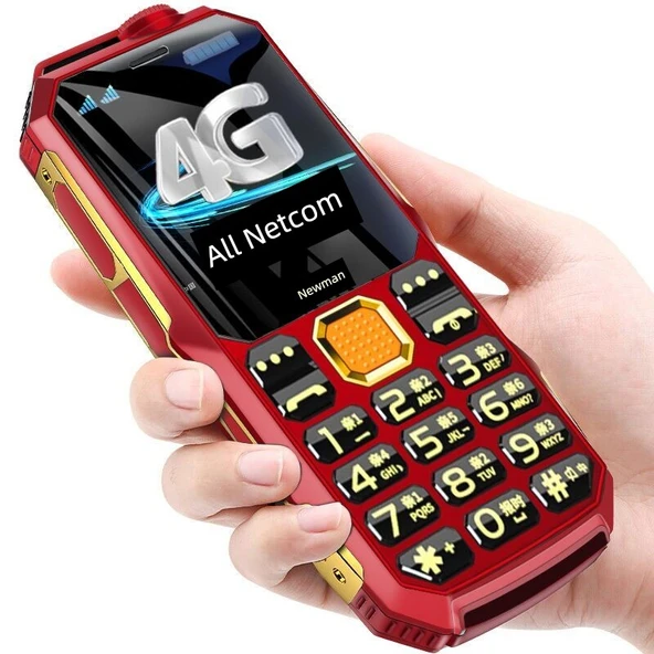 Newman N99 Tuşlu Telefon - Kırmızı - 256MB - 4G - Paket 3