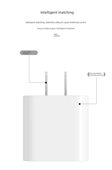 iPhone 8-14 için 20W Güç Adaptörü + 1.0m PD Hızlı Şarj Kablosu - 11