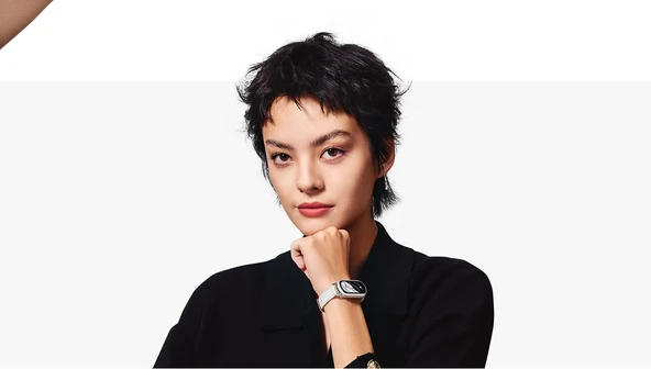 Xiaomi Mi Band 8/NFC Uyumlu Deri Kayış - Kayısı Rengi - 9