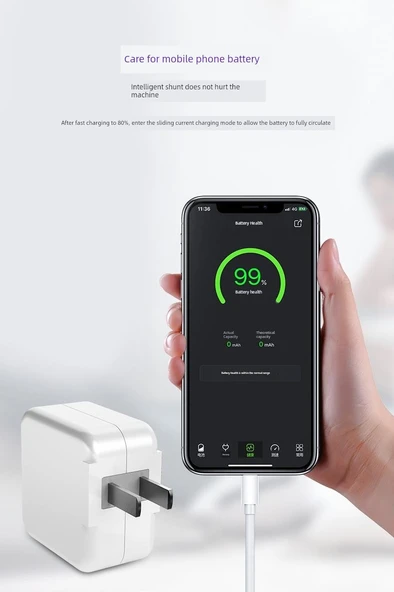Vivo Y5s Hızlı Şarj Başlığı ve Kablosu - 1.5 Metre - 11