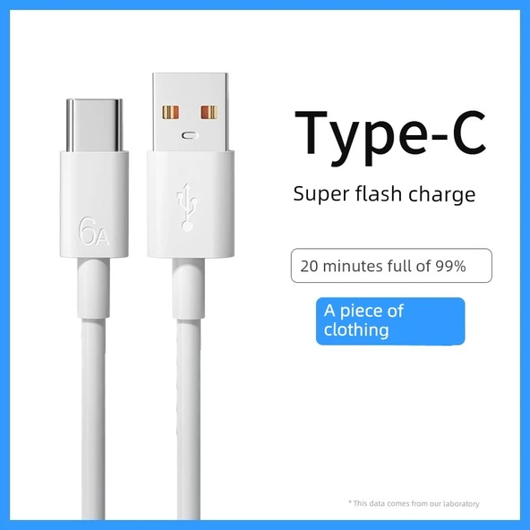 120W Type-C Hızlı Şarj Kablosu - 1m Tek Paket (Model 1)