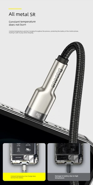 iPhone 8-14 için 2'li 25cm Beyaz Plastik USB Hızlı Şarj Kablosu - 9