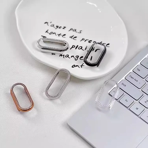 Xiaomi Bileklik 9 Seramik Özel Çam İğnesi Yeşil PC Tam Kapak - 6