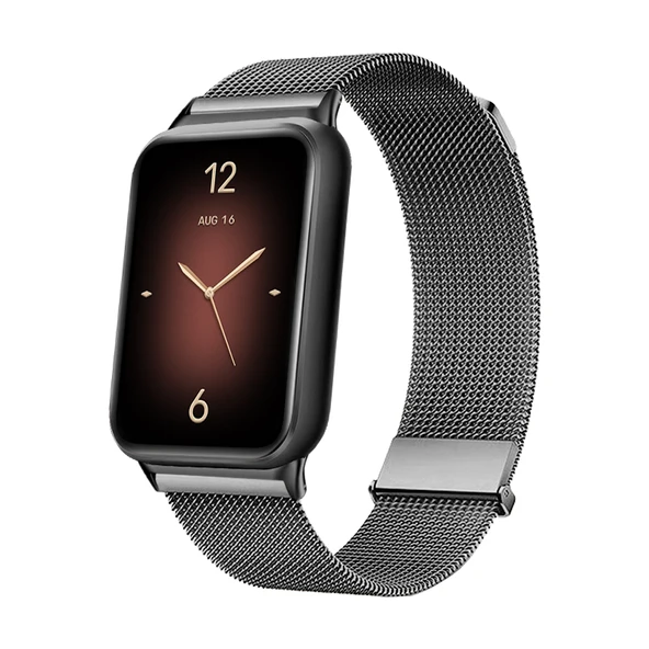 Red Rice Watch 5/4 Milanese Manyetik Metal Kordon - Grafit Grisi Çift Bölmeli