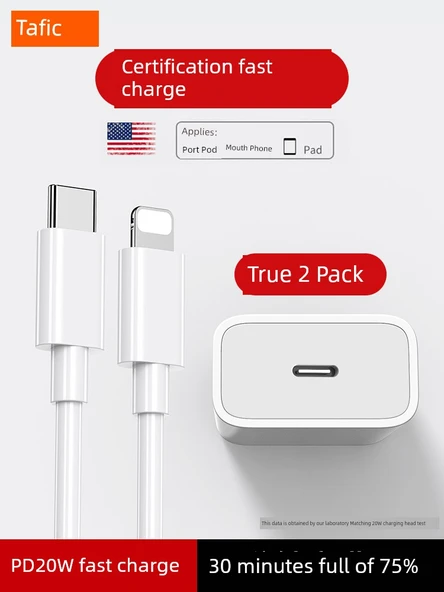 USB-C Hızlı Şarj Kablosu 1.5m - İki Adet - 2