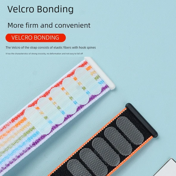 Xiaomi Bracelet 8Pro/9Pro Uyumlu Ordu Yeşili Naylon Örgü Kordon - 6