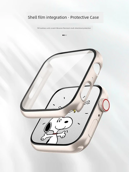 Apple Watch ultra/2 49mm için Entegre Koruyucu Film Kılıf - Şeffaf - 2
