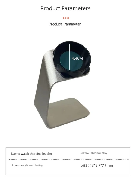Vivo Watch 3 Manyetik Şarj Aleti - Gümüş - 3