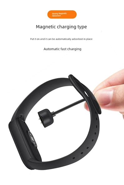 Xiaomi Bileklik 2 Siyah Şarj Kablosu + Şarj Başlığı - 10