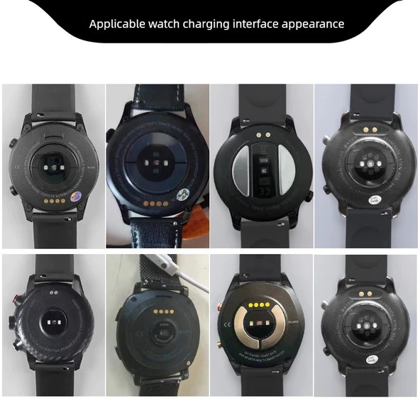 Akıllı Saat Şarj Kablosu - Micro-wear L2 - Beyaz - 2 Noktalı - 3