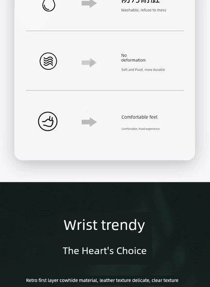 Xiaomi Mi Band 8/9 NFC Uyumlu Deri Kordon - Zeytin Yeşili + Siyah Bağlantı + Ekran Koruyucu - 9