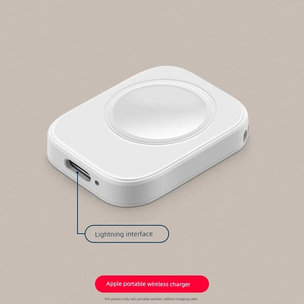 Apple Watch Hızlı Kablosuz Manyetik Şarj Başlığı - Apple Girişli