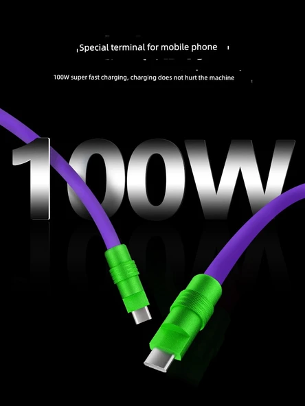 USB-C - USB-C 100W Hızlı Şarj Data Kablosu 1.5m - Klein Mavi - 10