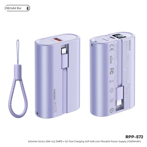 10000mAh Taşınabilir Hızlı Şarj Powerbank - Mavi - 5