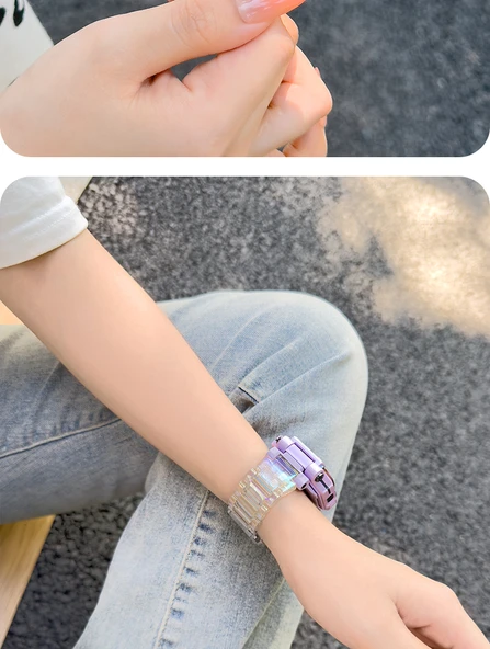 Small Genius Çocuk Telefon Kayışı D2/Q1A/Q2A/Y8/D2A/U3/N3 - Renkli Şeffaf Manyetik Yedek - Resim 8