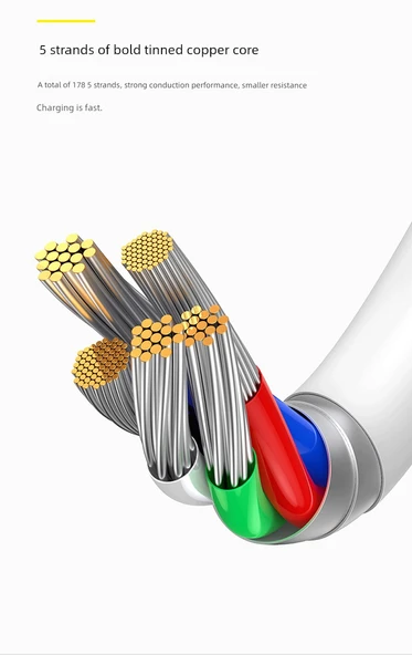 PD20W USB-C Lightning Kablo - 0.25 Metre - Beyaz - Kablo Düzenleyici Hediyeli - 8